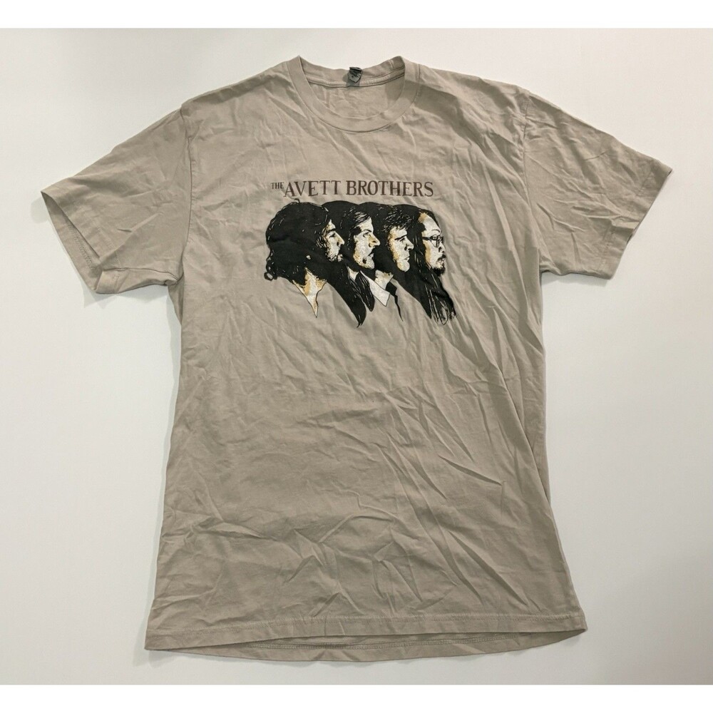Avett Brothers Shirt Mens M 2014 Tour Concert Folk Rock Band Profile